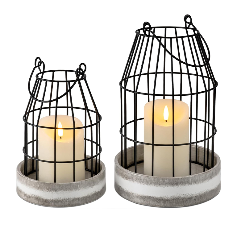 armhouse-Lantern-Decor 2PCS