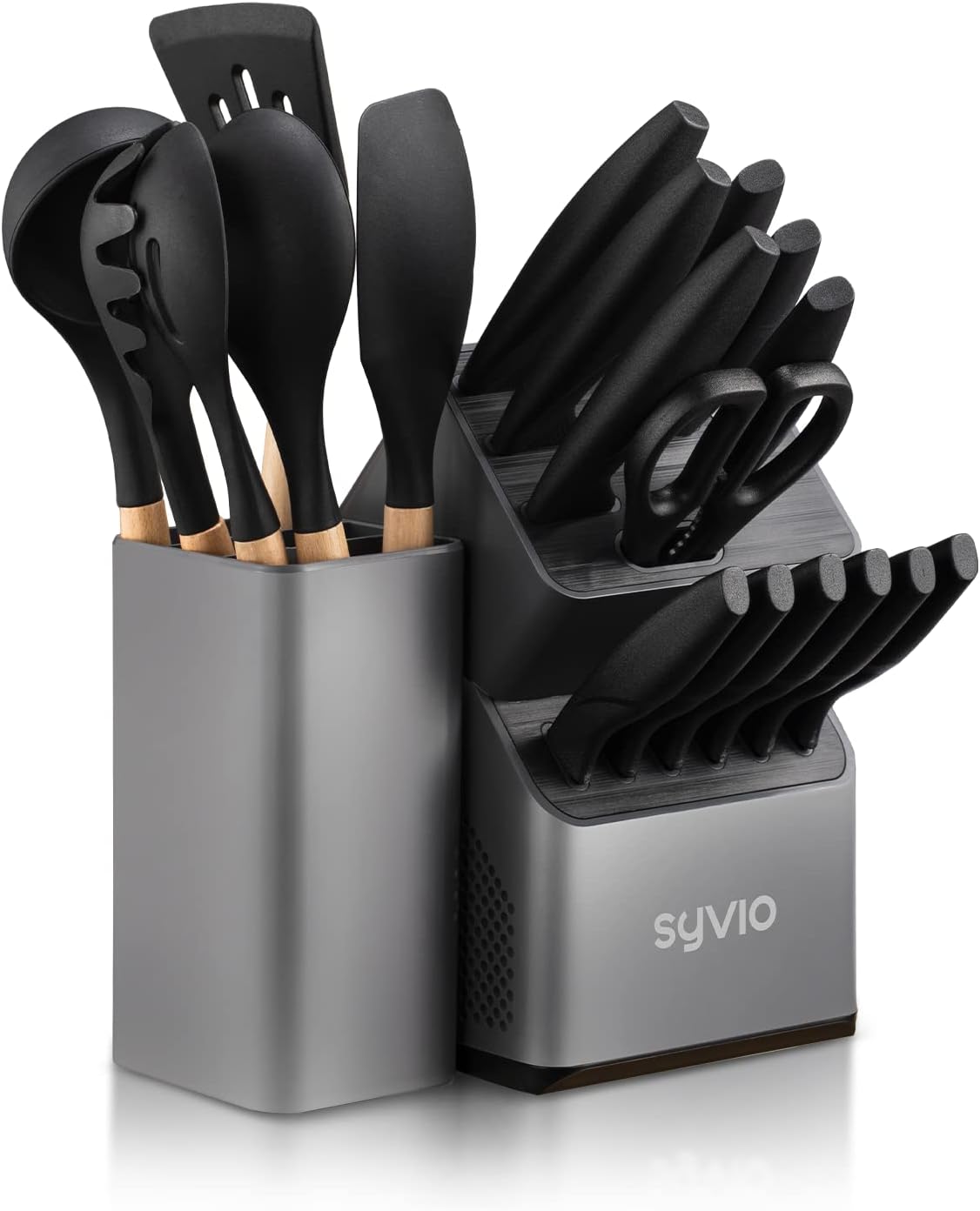 syvio 21-in-1 Kitchen Knife Set,